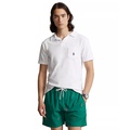 Mens Cotton-Blend Terry Polo Shirt