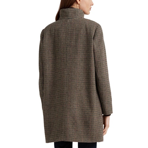 폴로 랄프로렌 Womens Wool Blend Buckle-Collar Coat