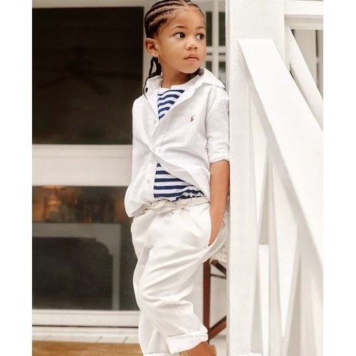 폴로 랄프로렌 Toddler and Little Boys Cotton Oxford Shirt