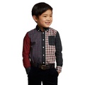 Toddler and Little Boys Plaid Cotton Poplin Shirt