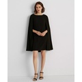 Womens Georgette Cape Dress