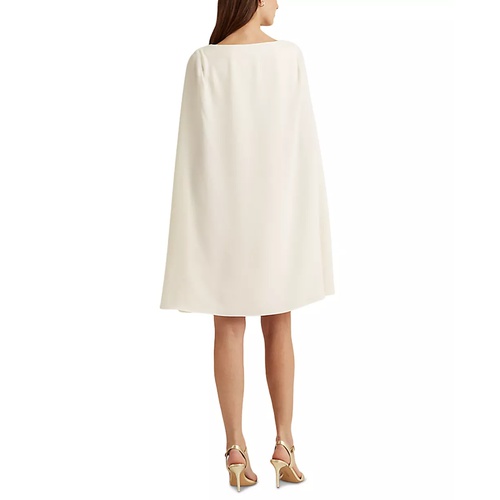 폴로 랄프로렌 Womens Georgette Cape Dress