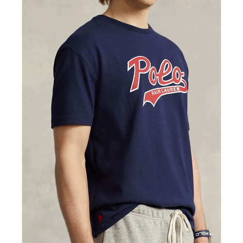 폴로 랄프로렌 Mens Cotton Classic-Fit Logo Jersey T-Shirt