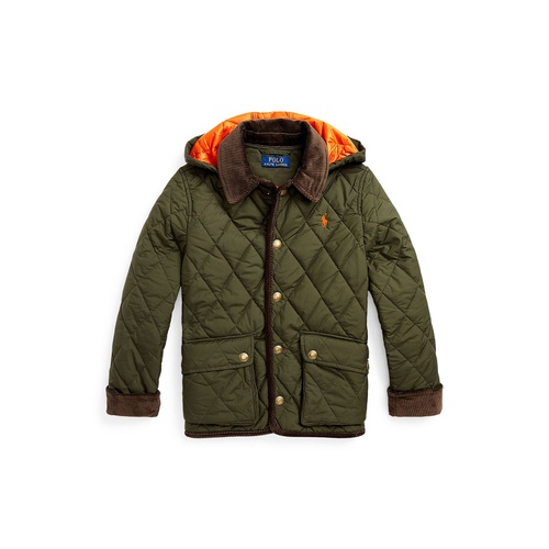 폴로 랄프로렌 Big Boys Water- Repellent Hooded Barn Jacket