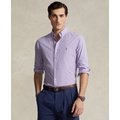 Mens Classic-Fit Gingham Stretch Poplin Shirt