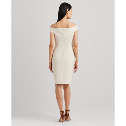 폴로 랄프로렌 Womens Off-The-Shoulder Dress