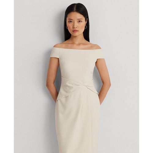 폴로 랄프로렌 Womens Off-The-Shoulder Dress