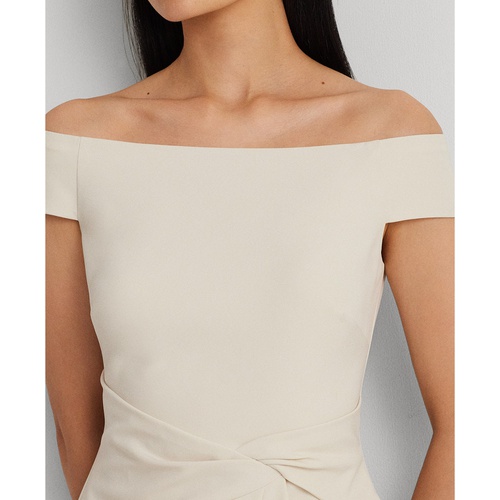 폴로 랄프로렌 Womens Off-The-Shoulder Dress