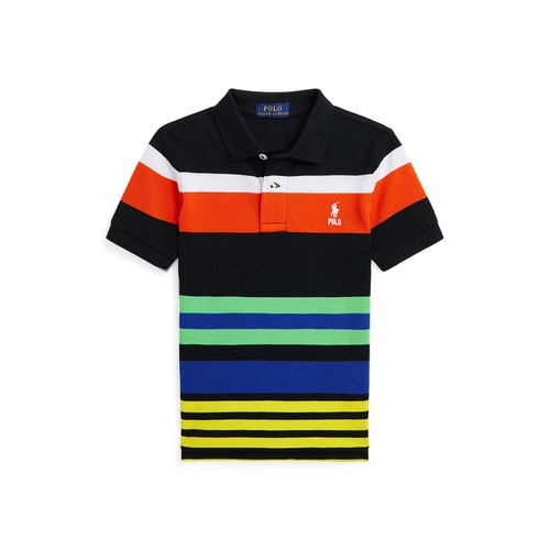 폴로 랄프로렌 Toddler and Little Boys Striped Cotton Mesh Polo Shirt