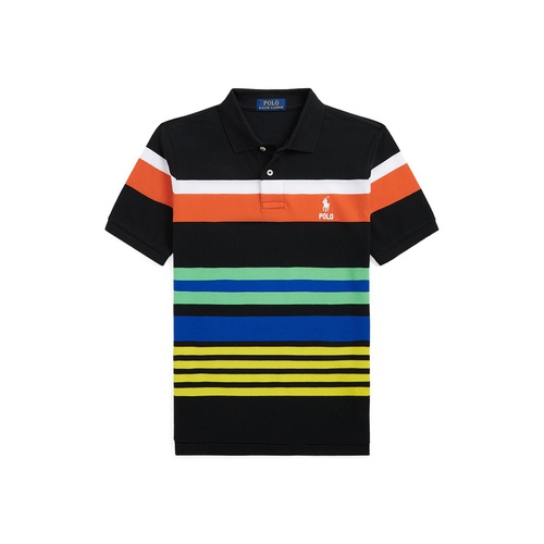 폴로 랄프로렌 Big Boys Striped Cotton Mesh Polo Shirt