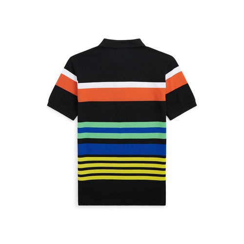 폴로 랄프로렌 Big Boys Striped Cotton Mesh Polo Shirt