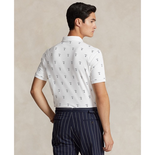 폴로 랄프로렌 Mens Classic-Fit Printed Soft Cotton Polo Shirt