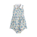 Baby Girls Floral Oxford Shirtdress