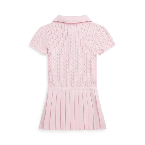 폴로 랄프로렌 Baby Girls Mini Cable Cotton Blend Polo Dress