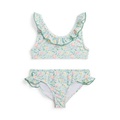 Toddler and Little Girls Floral Ruffled Two-Piece Swimsuit