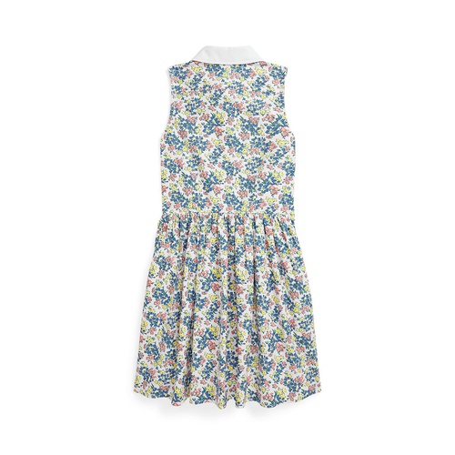 폴로 랄프로렌 Big Girls Floral Cotton Oxford Shirtdress