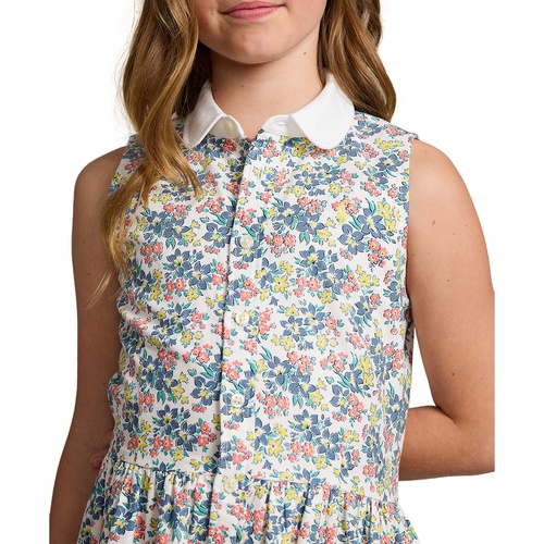 폴로 랄프로렌 Big Girls Floral Cotton Oxford Shirtdress