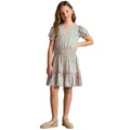 Big Girls Floral Faux-Wrap Cotton Jersey Dress