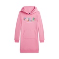 Big Girls Mixed-Logo Terry Hoodie Dress