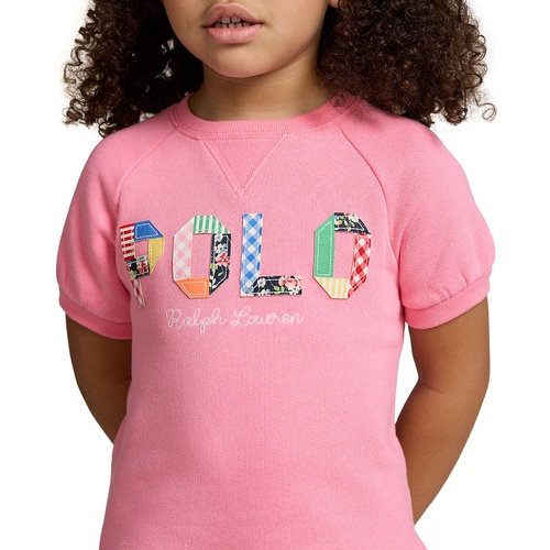폴로 랄프로렌 Toddler and Little Girls Mixed-Logo Terry Dress