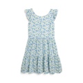 Big Girls Floral Cotton Seersucker Dress