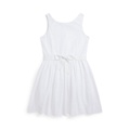 Big Girls Ottoman-Ribbed Cotton Dress