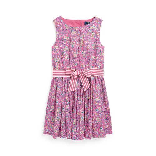 폴로 랄프로렌 Toddler and Little Girls Floral Cotton Poplin Dress