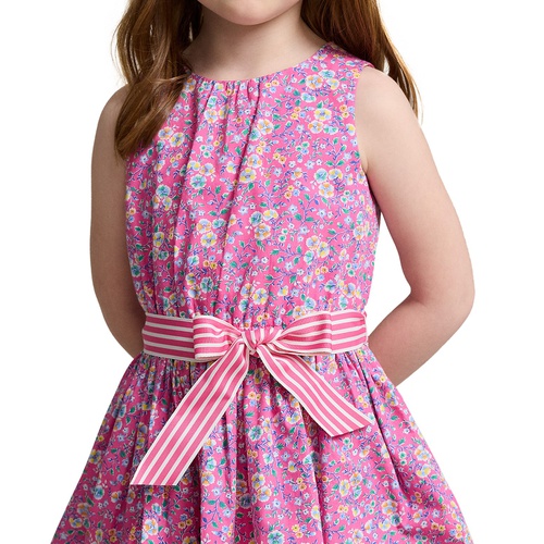 폴로 랄프로렌 Toddler and Little Girls Floral Cotton Poplin Dress