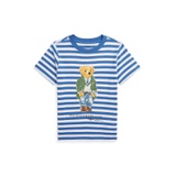 Toddler and Little Boys Polo Bear Striped Cotton Jersey T-shirt