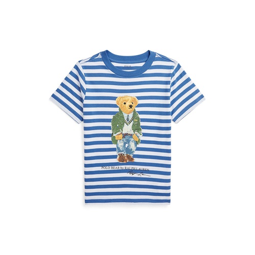 폴로 랄프로렌 Toddler and Little Boys Polo Bear Striped Cotton Jersey T-shirt