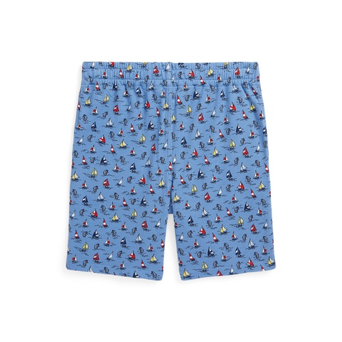 폴로 랄프로렌 Big Boys Sailboat-Print Spa Terry Shorts