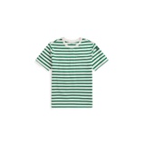 Toddler and Little Boys Striped Cotton Jersey Pocket T-shirt