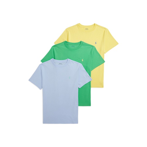 폴로 랄프로렌 Big Boys Cotton Jersey Crewneck T-shirts Pack of 3