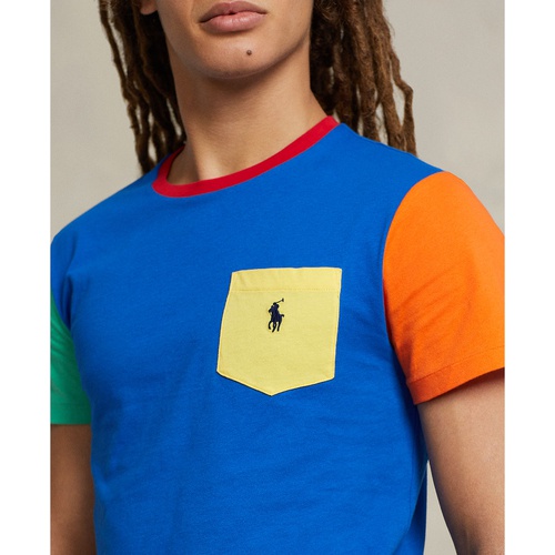 폴로 랄프로렌 Mens Classic-Fit Jersey Pocket T-Shirt