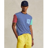 Mens Classic-Fit Striped Jersey T-Shirt