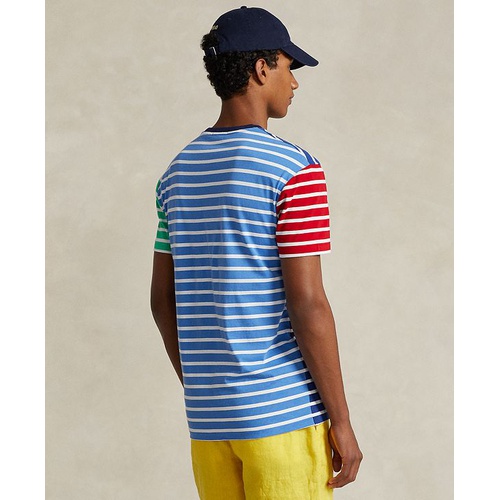 폴로 랄프로렌 Mens Classic-Fit Striped Jersey T-Shirt