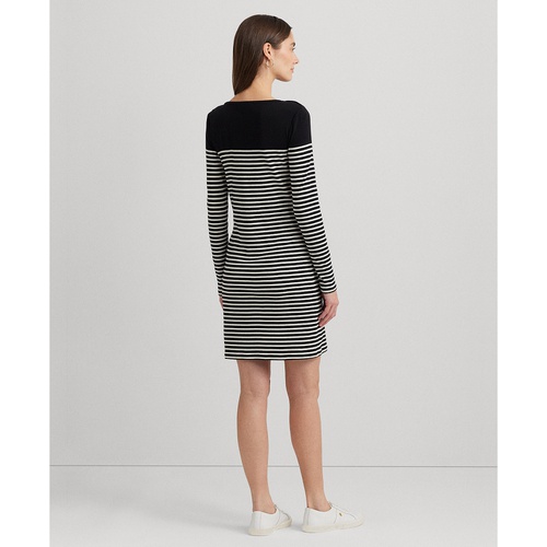 폴로 랄프로렌 Womens Cotton Striped Dress