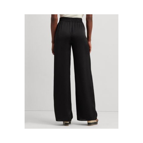 폴로 랄프로렌 Womens Wide-Leg Satin Pants