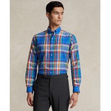 Mens Classic-Fit Plaid Oxford Shirt