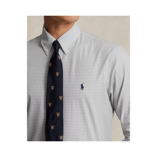 폴로 랄프로렌 Mens Slim-Fit Gingham Stretch Poplin Shirt