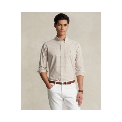 폴로 랄프로렌 Mens Classic-Fit Striped Stretch Poplin Shirt