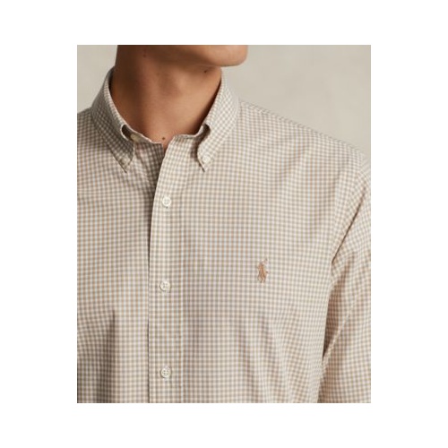 폴로 랄프로렌 Mens Classic-Fit Striped Stretch Poplin Shirt