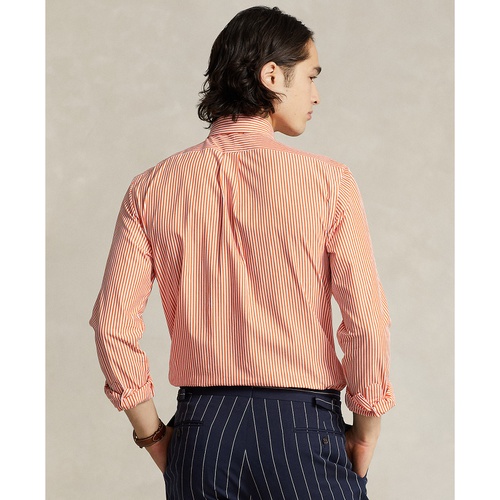 폴로 랄프로렌 Mens Classic-Fit Striped Stretch Poplin Shirt