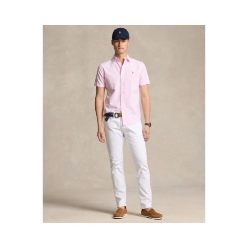 폴로 랄프로렌 Mens Classic-Fit Gingham Oxford Shirt