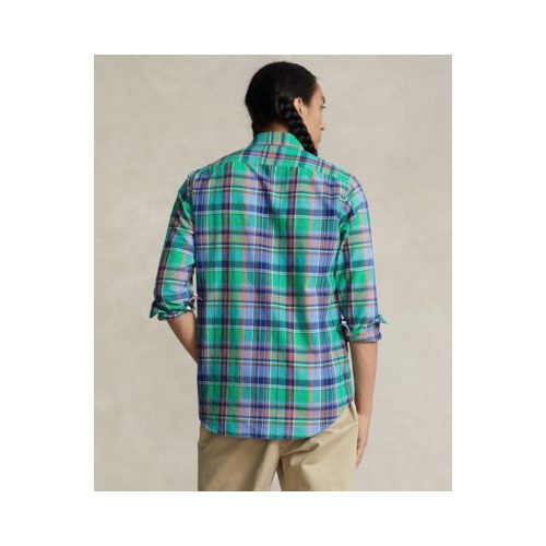 폴로 랄프로렌 Mens Classic-Fit Plaid Oxford Workshirt