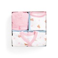 Baby Girls Polo Bear Cotton 3-Piece Gift Set