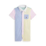 Baby Boys Knit Oxford Fun Shortall