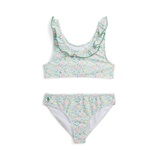 Big Girls Floral Ruffled Two-Piece Swimsuit