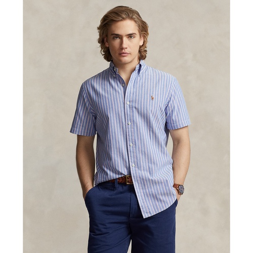 폴로 랄프로렌 Mens Classic-Fit Striped Oxford Shirt