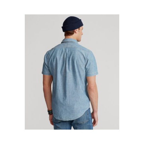 폴로 랄프로렌 Mens Slim-Fit Chambray Shirt